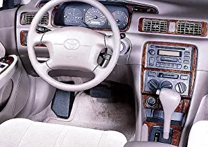Toyota CAMRY INTERIOR BURL WOOD DASH TRIM KIT SET 1997 1998 1999 2000 2001