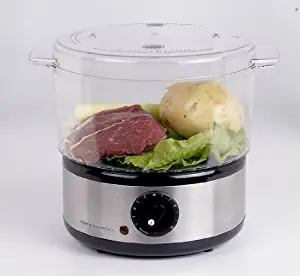 1-tier 2.5qt Diet Food Steamer, Cooker,Easy Use