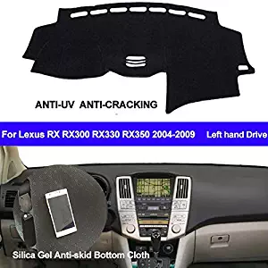 XIANGFA Car Dashboard Cover Silicone Non-Slip For Lexus RX RX300 RX330 RX350 2004-2006 2007 2008 2009 Dash Mat ANti-UV Carpet