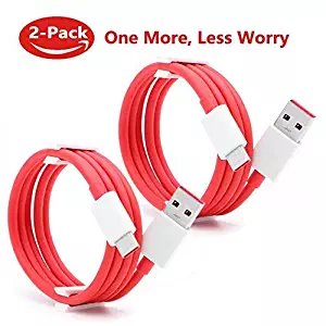 DeepDa OnePlus Dash Cable (2 PACK), Dash Type C USB Charging Cable for OnePlus 5/5T OnePlus 3/3T (3.3ft)