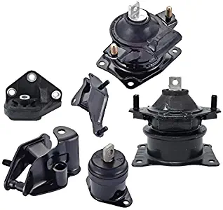 ENA Engine Motor and Trans Mount Set of 6 Compatible with 2003-2007 Honda Accord 2.4L Compatible with Automatic Trans