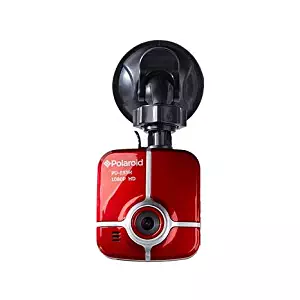 Polaroid Full HD Dash Cam with 16GB microSDHC Card in RED