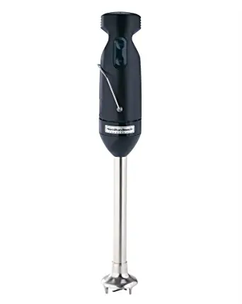 Hamilton Beach Commercial HMI200 Immersion Blender Mixer, 175W, 2 Speeds, Detachable 9" Chopping/Mixing Shaft, 17.74" H, 3.15" W, 2.57" L, Black