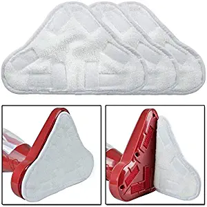 eoocvt 3pcs Microfibre Steam Mops Cleaning Pads Replacement Steam Mop for H2O X5 H20 Washable