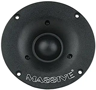 Massive Audio CT30 - Silk Dome 300 Watt 30mm Car Audio Tweeter, Easy Speaker Mounting Style Design, 4 Ohm | Sold Individually