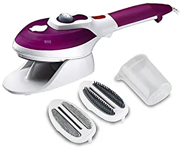 DGS Home Steamer Brush, Laundry Clothes Suit Electric Steamer, Portable Travel Handheld Fabric Wrinkles Iron Heated Wrinkle Eraser,Purple
