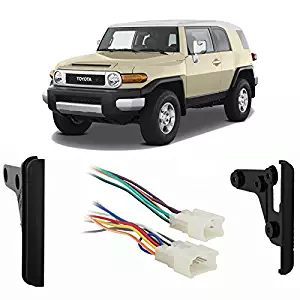 Fits Toyota FJ Cruiser 2007-2010 Double DIN Harness Radio Install Dash Kit