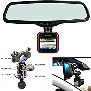 AccessoryBasics Car Rearview Mirror Mount Kit for Garmin Dash Cam 10 20 25 Driving Recorder DASHCAM
