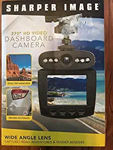 Sharper Image Dashboard Camera 270 Degree HD Video