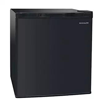 Frigidaire EFR115-BLACK 1.6 Cu Ft Compact Fridge for Office, Dorm Room, Mancave or RV, Black