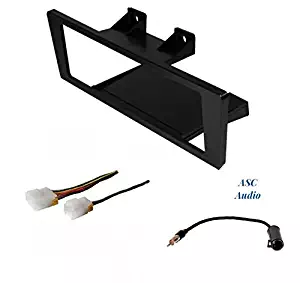 Premium Car Stereo Install Dash Kit, Wire Harness, and Antenna Adapter to Install an Aftermarket Single Din Radio for Select 86-93 Nissan Hardbody Truck and Pathfinder - See Compatible Vehicles Below