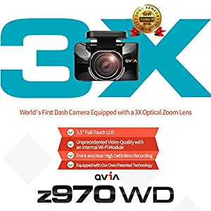 Lukas QVIA z970G z970 WD Car Black Box 2Ch Dashcam, (Wi-Fi Networking, 2.1M Effective Pixels car Recorder) - 40GB