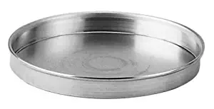 Johnson-Rose 63206 6 Inch X 1 Inch Aluminium Deep Dish Pizza/Cake Pan, 6 inch, Silver