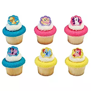 My Little Pony Cutie Beauty Cupcake Rings - 24 pc
