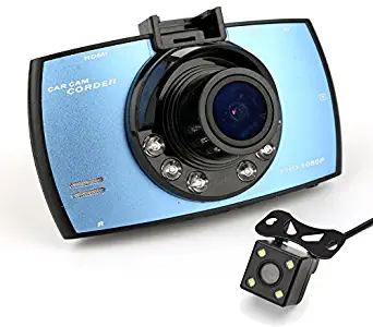 Car DVR Camera Dash Cam Video Recorder Hd 720P 120 Wide Angle 2.0 inch LCD Vehicle Driving IR Night Vision 4 LED fill light NO G-Sensor Portable Dashboard Black Box