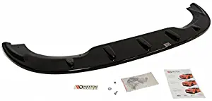 Maxton Design Front Splitter Spoiler Compatible with Fiat 500 Abarth