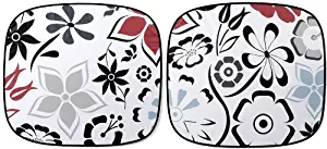 Auto Expressions FANCY FLORAL MAGIC SHADE WINDSHIELD SUNSHADE SUN SHADE (STANDARD SIZE)