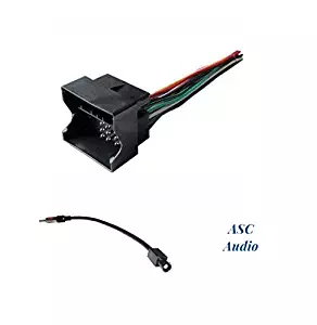 ASC Audio Car Stereo Radio Wire Harness and Antenna Adapter to Install an Aftermarket Radio for some BMW and Mini Cooper - See Compatible Vehicles Below