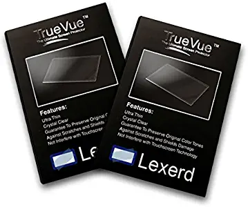 Lexerd - Compatible with Garmin Dash Cam 35 TrueVue Anti Glare GPS Screen Protector (Dual Pack Bundle)