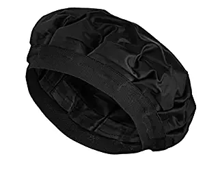 Cordless Deep Conditioning Heat Cap – Hair Treatment Steam Cap | Heat Therapy and Thermal Spa Hair Steamer Gel Cap (Black)