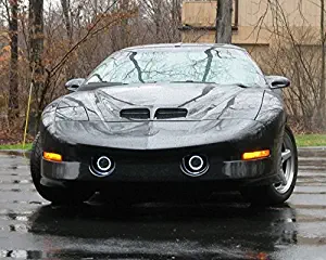 White Halo fog lamps lights Compatible With 1993-2002 Pontiac Trans Am