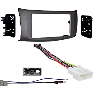 Metra 95-7618G Double DIN Dash Kit for Nissan Sentra + Harness + Antenna Adapter
