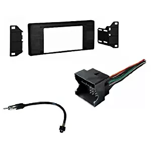 Double Din Install Radio Stereo Installation Aftermarket Mount Dash Kit Fits BMW X5 2000-2006 E53 (2000 2001 2002 2003 2004 2005 2006)