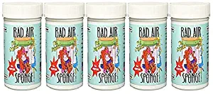 Bad air sponge odor neutralant neutralizes and absorbs odors 14oz (Pack of 5)
