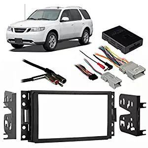 Fits Saab 9-7x 2005-2009 Double DIN Aftermarket Harness Radio Install Dash Kit