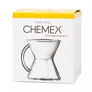 Chemex Hand Blown Glass Coffee Mug, 10 Ounce
