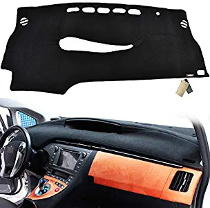 XUKEY Dash Mat Dashmat Dashboard Cover Sun Shade Dash Board Cover Carpet for Toyota Prius XW30 2010 2011 2012 2013 2014 2015