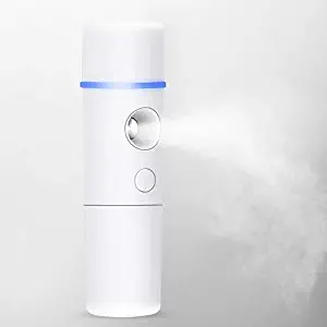 Shemso Nano Facial Mister Mini Portable Face Mist Handy Sprayer Great to use as Facial Mister for Hydrating Face, Dry Skin Face Moisturizer, and Eyelash Extensions, A Pure Daily Care