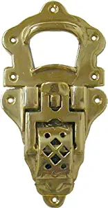 Cast Brass Large Toggle Trunk Drawbolt Closure Clasp Latch | Lock for Chest Suitcase, Steamer Trunk, Case | Hardware for Antique or Modern Furniture | B-3990 (6)