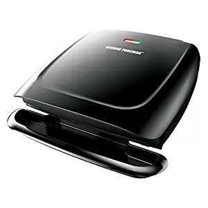 George Foreman GR2120B 8-Serving Classic Plate Grill, Black by George Foreman