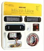 Able-2 Products Sho-Me LED Microlite 2-Light Kit - Amber/White