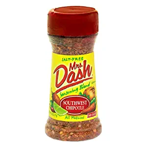 Mrs. Dash Seasoning Blend, Southwest Chipotle, Salt-Free, 2.5-Ounce Shaker (Pack of 6)