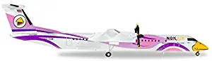Herpa Wings Nok Air Bombardier Q400 Nok Kao Neaw 1/200 diecast Plane Aircraft