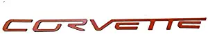 SF Sales USA - Orange Plastic Letters fit Corvette C6 2005-2012 Rear Bumper/Dash Inserts Not Decals