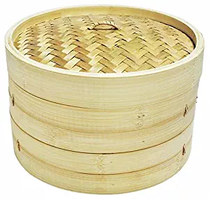 12" Bamboo Steamer Set