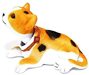 Batty Bargains Dashboard Bobblehead Orange Cheeto Cat with Auto Dashboard Adhesive