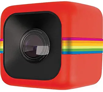 Polaroid Cube Act II 6MP HD Lifestyle Action Camera, 124 Degree Wide-Angle Lens, Red