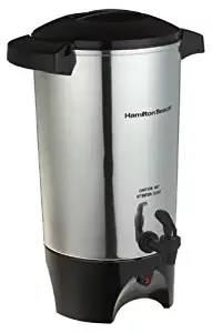 Hamilton Beach 40515 40515R 45-Cup Coffee Urn, Silver, Medium