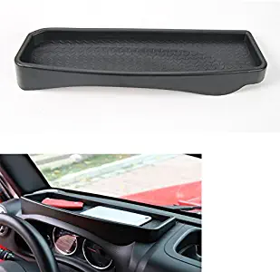 Highitem Auto Car Front Dashboard Storage Box Container Organizer Fit For Jeep Wrangler 2012-2016 Interior Accessory ABS Black