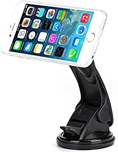 Premium Magnetic Car Mount Dash Windshield Holder Window Rotating Dock Strong Grip Adjustable Suction for Straight Talk LG Premier LTE - Straight Talk Samsung Galaxy Core Prime