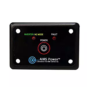Aims Power REMOTEHF Flush Mount Power Inverter Remote On/Off Switch