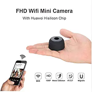 Semsor EyeCam Mini Spy Cloud Magnetic Camera, Easy Set Up, WiFi, P2P, 1080p Resolution, Motion Detection, 150 Degree Wide Angle. for Home, Baby's Room, Pets, Surveillance