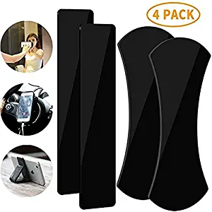 Sticky Gel Pad, Sticky Phone Holder for Car, Mobile Phone Dash-Mounted Holder, Cell Phone Stand Sticker, Nano Rubber Pads Car Mount Anti-Slip Stick to Anywhere No Trace Washable Sailor Sticker(4pack)