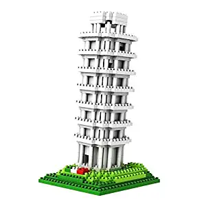 LOZ Leaning Tower of Pisa Italy Diamond Blocks Architecture Nano Mini Bricks Toy