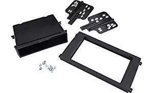 Metra 99-9604B Single/Double Din Dash Kit for Select 2003-2010 Porsche Cayenne Vehicles, Matte Black