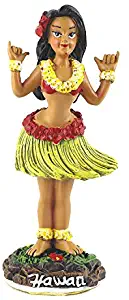 Mini Shaka Hula Girl Dashboard Doll